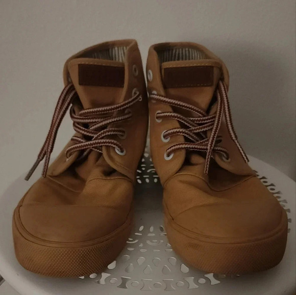 Bangs Shoes - Bangs Zion Sand High Top Sneakers Size: 5 men's, 6 1/2 women's